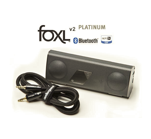foxL V2.2 Platinum with apt-X Bluetooth And AudioQuest Cable